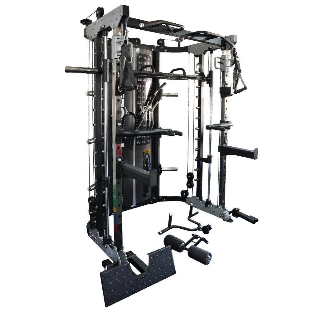 G12 All-In-One Trainer - Double Pulley (90.5 kg), Multipower, Power Rack und Beinpresse